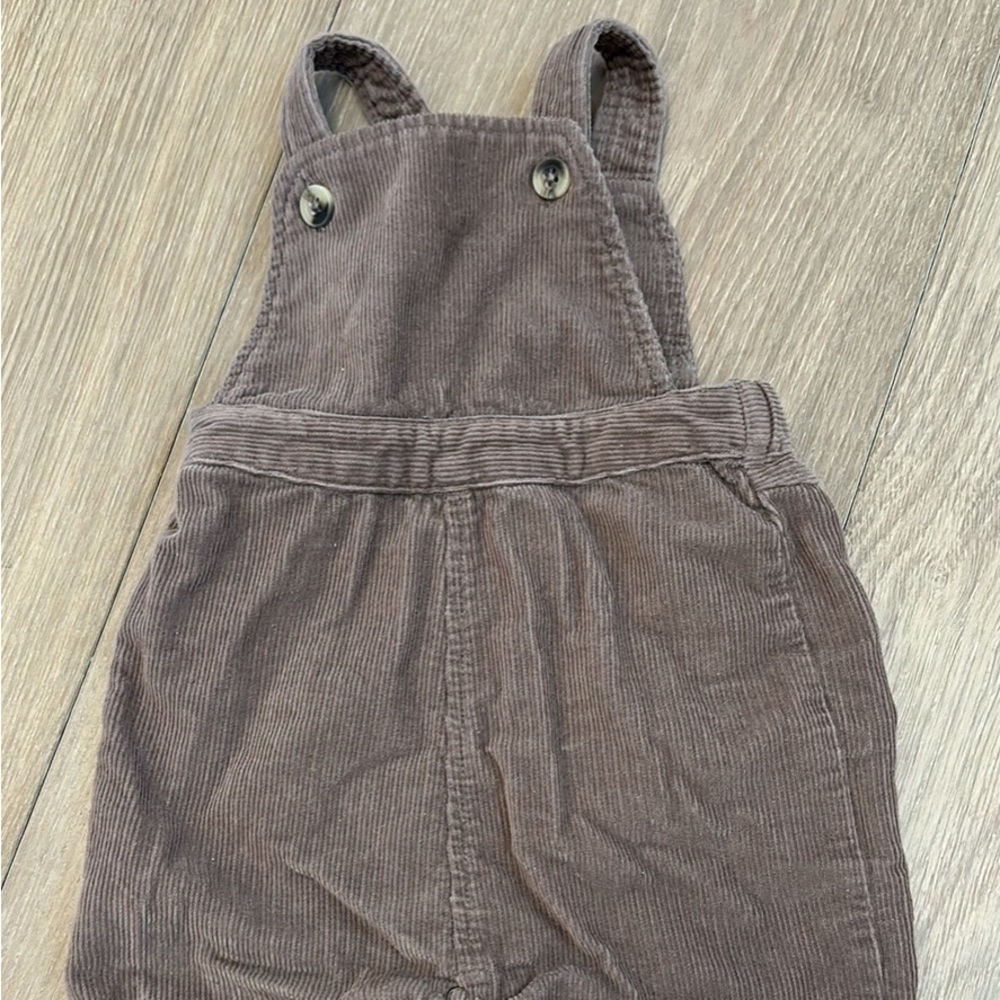 Pehr baby corduroy overalls in brown 3-6 months